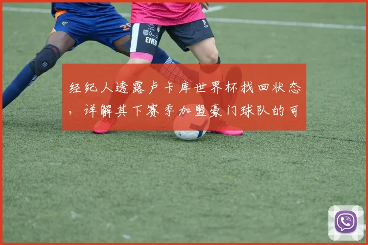经纪人透露卢卡库世界杯找回状态,详解其下赛季加盟豪门球队的可能性与前景